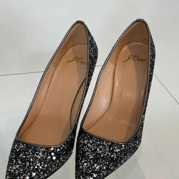 J. CREW GLITTER PUMPS - Picture 2 of 6